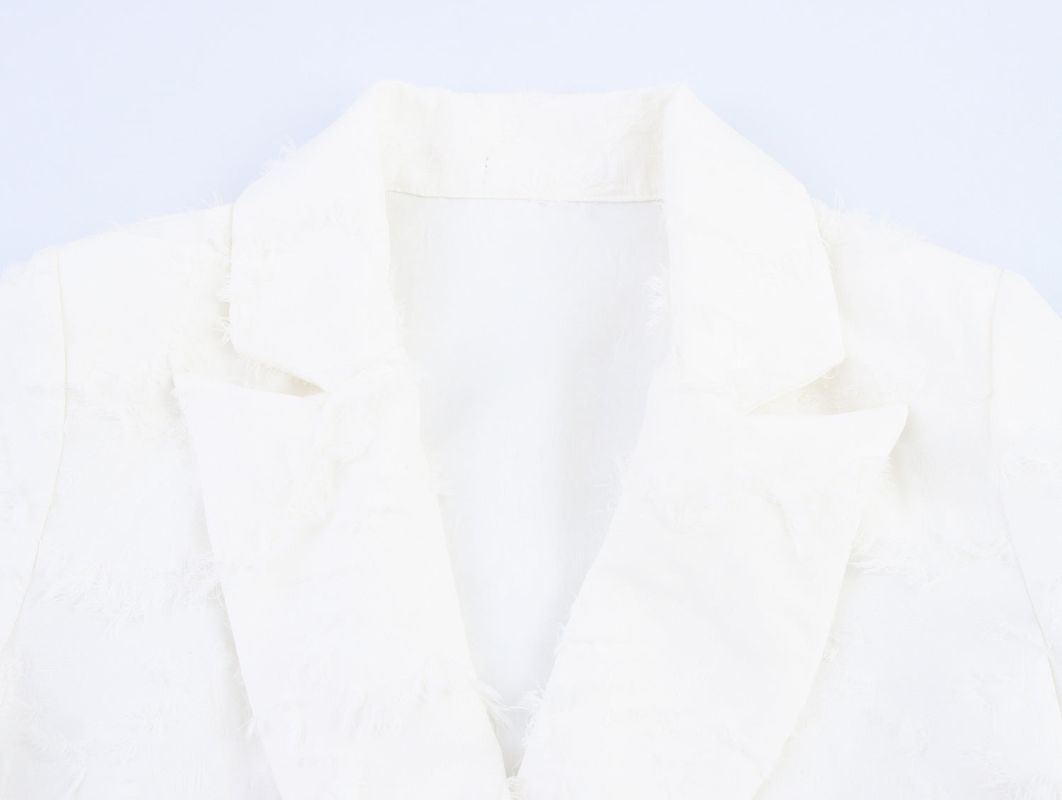 Women's Wear Tassel Texture Fabric Coat